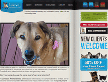 Tablet Screenshot of linwoodanimalclinic.com